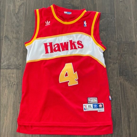 atlanta hawks spud webb jersey